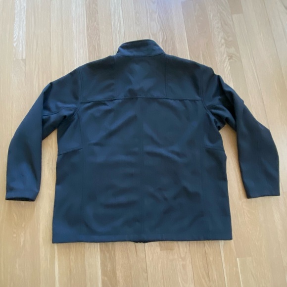 REI Mens Charcoal Gray Wool Blend Full Zip Jacket/Pockets /Adjustable Hem/ XXL - Picture 10 of 15